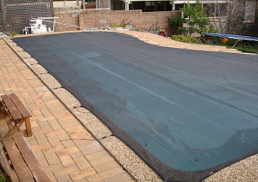 Black Mesh Pool Cover