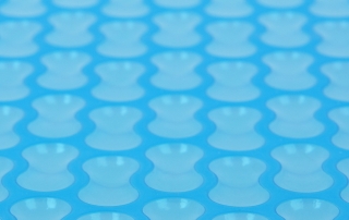 Geo bubble pool solar blanket