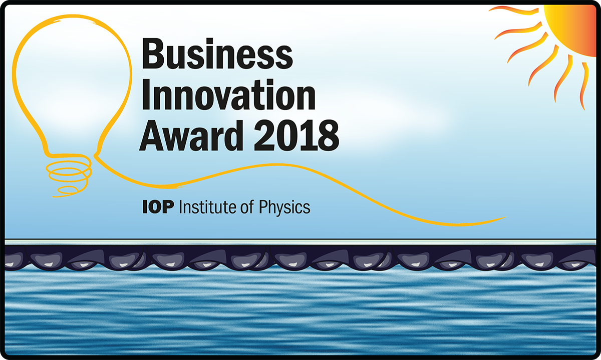 Business Innovation Award 2018 by Institute of Physics (IOP).